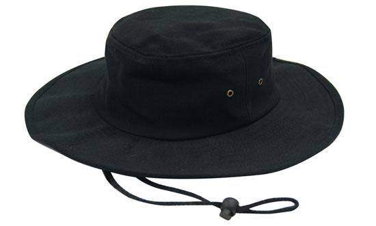 Headwear Brushed Heavy Cotton Surf Hat X12 - 4247 Cap Headwear Professionals Black S 